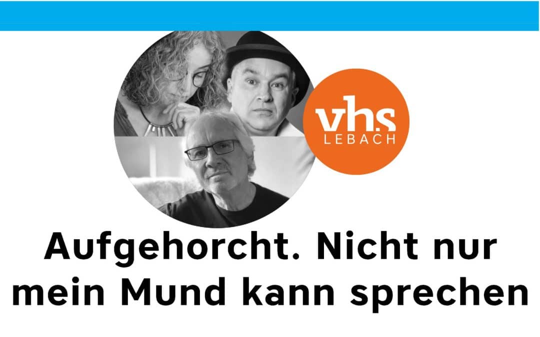 25.01.2025, 19 Uhr, Lyrik-Musik-Event, VHS Lebach